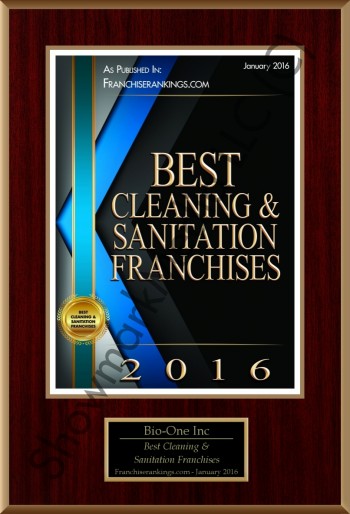 Bio One decontamination and biohazard cleaning company award 2016